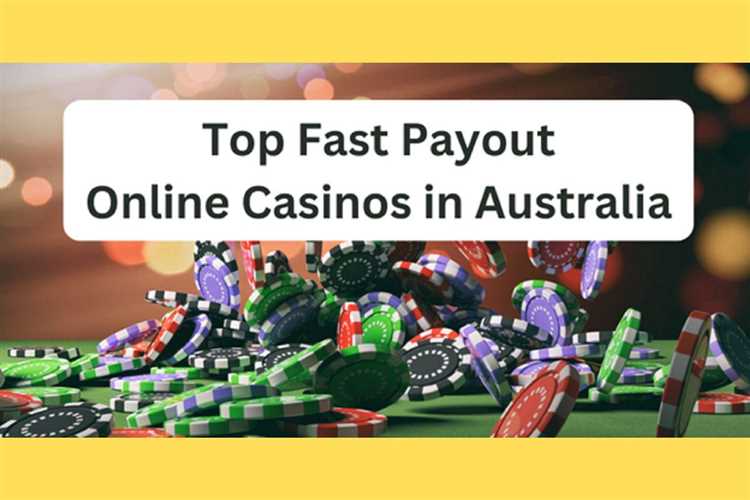 Best online casino australia fast payouts