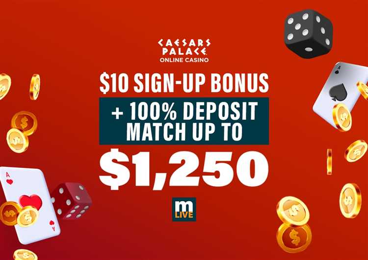 Caesars online casino bonus code