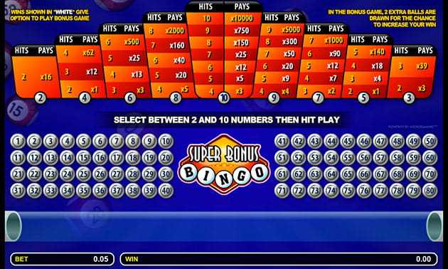 Casino bingo online