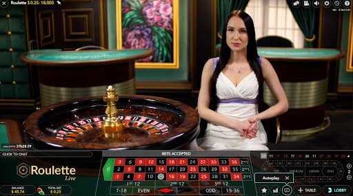 Live online roulette casino