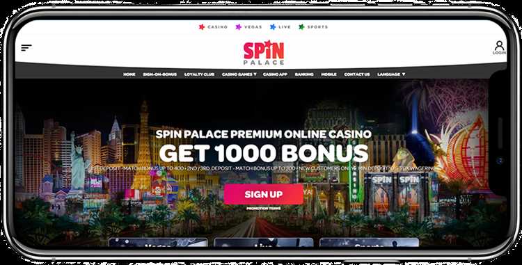 Online casino spin palace