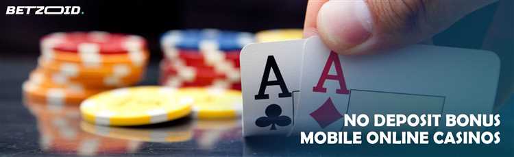 Online mobile casino no deposit bonus