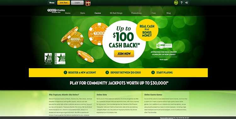 Tropicana casino online review